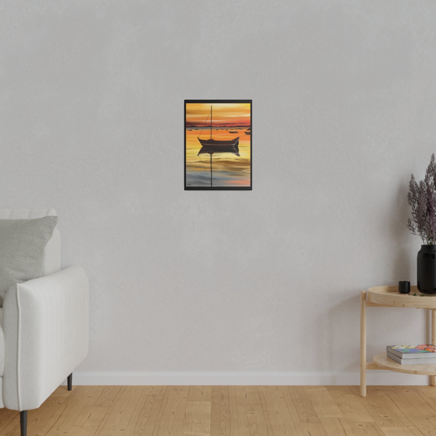 A Serene Sunset - Canvas Print