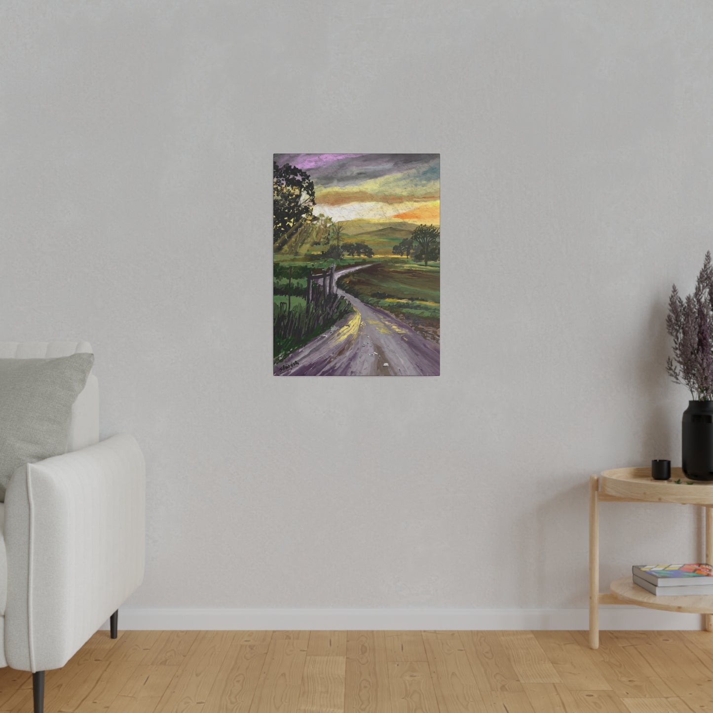 A Winding Path to Infinity - Canvas Print