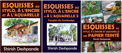 Stylo, à l'encre et à l'aquarelle - Offre groupée de livres (Livre de poche)