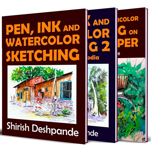 Pen, Ink and Watercolor Sketching Bundle (Paperbacks)