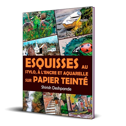 Esquisses au stylo, à l'encre et à l'aquarelle sur papier teinté: Apprendre à dessiner et peindre de merveilleuses illustrations en 10 ...