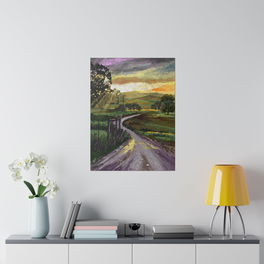 A Winding Path to Infinity - Canvas Print