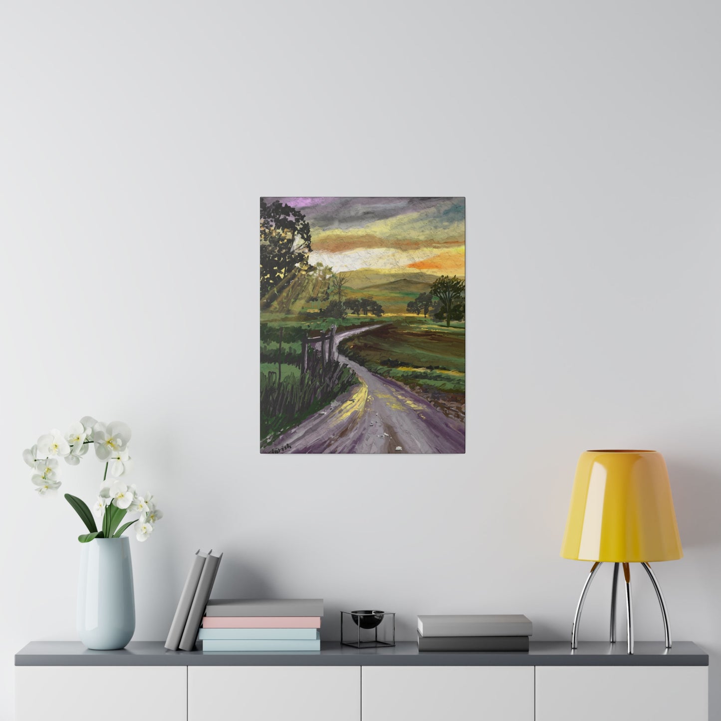 A Winding Path to Infinity - Canvas Print
