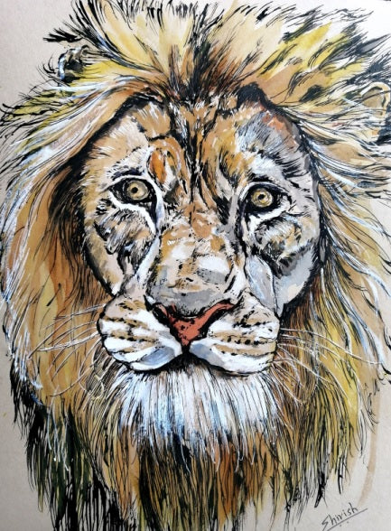 The Majestic Lion Portrait