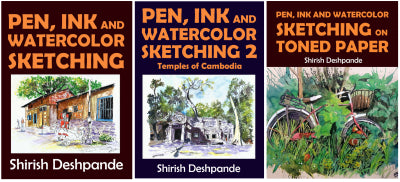 Pen, Ink and Watercolor Sketching Bundle